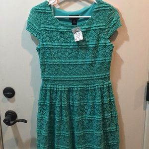 Teal Lace Dress